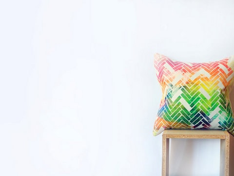 Geometric pillow