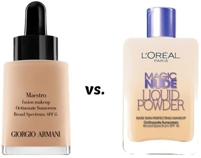 Georgio armani maestro vs l’oreal magic nude liquid powder