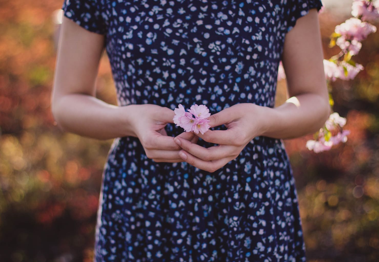 Girl in spring