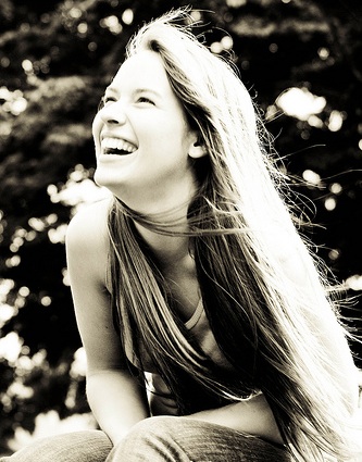 Girl laughing