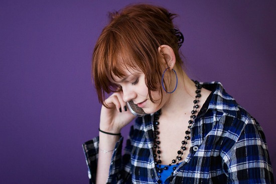 Girl talking on phone