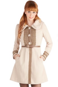 Girly pea coat