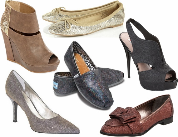 glitter fall 2012 shoe trend