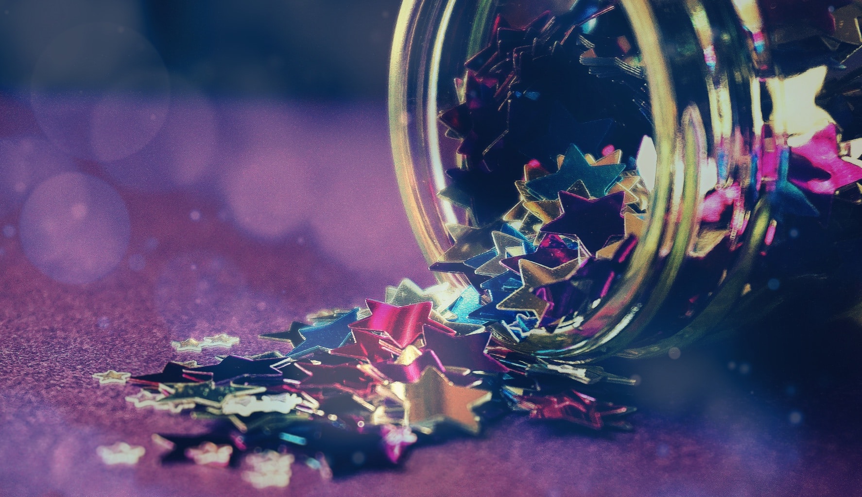 Star shaped glitter