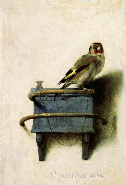 Goldfinch painting