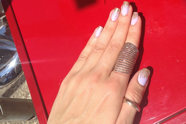 Gradient nail art