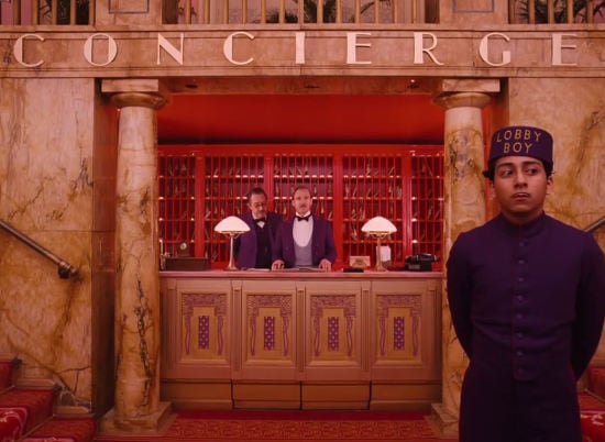 Grand Budapest hotel concierge desk