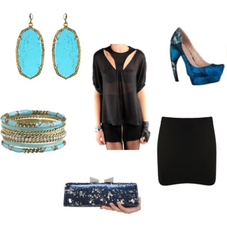 Look inspired by the Grotta Azzurra