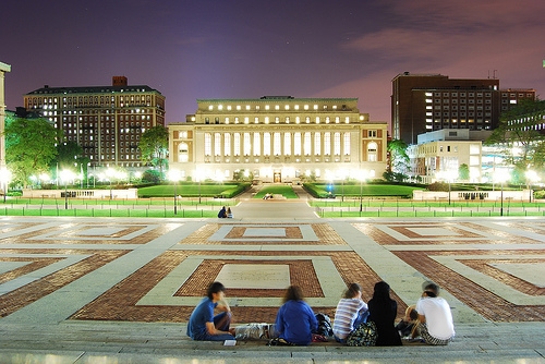 Group of friends on campus