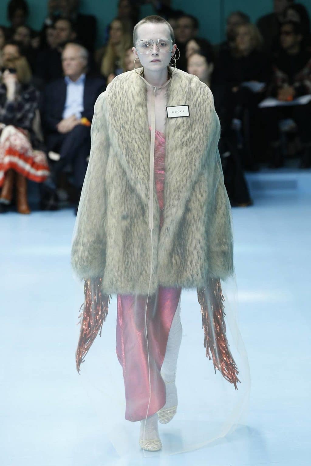 Gucci Fall 2018 faux fur coat