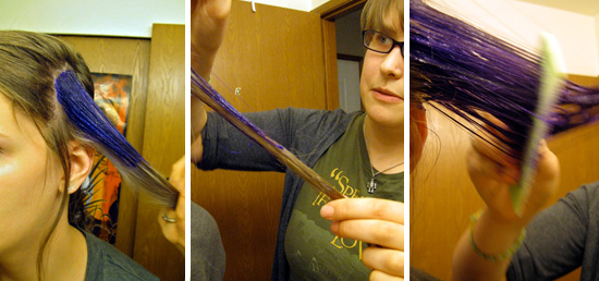 Hair Dye Steps