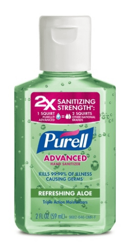 Purell hand sanitizer