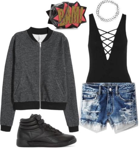 "Hand Up Tha Phone" inspired outfit