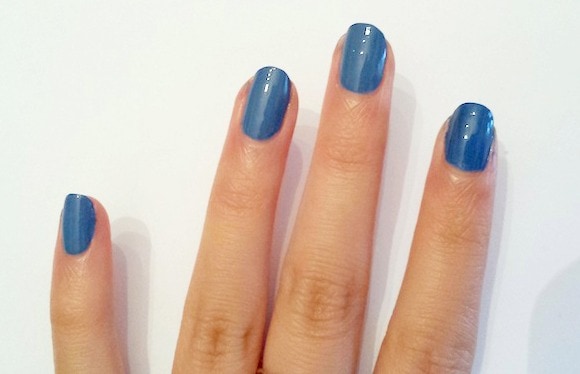Haunted house nail art step 1