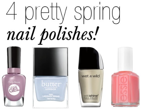 Pastel Nail Polishes for Spring