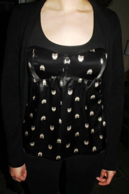 Owl shirt on fashionista Heather from Northern Arizona University