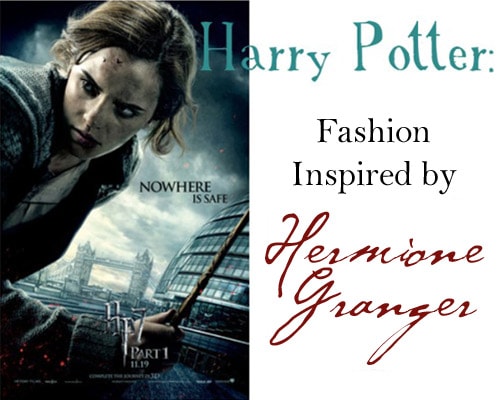 Fashion inspired by Hermione Granger from Harry Potter