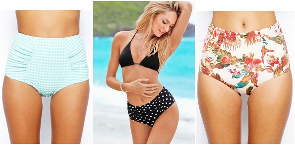 High waisted swimsuit trend