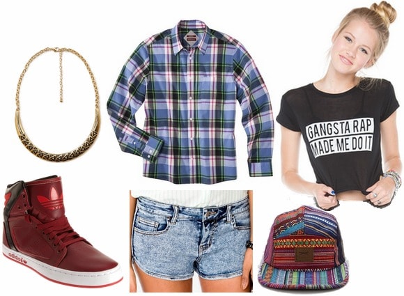 Hip hop inspired outfit