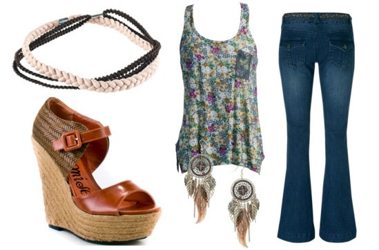 How to wear a hippie headband - outfit 1