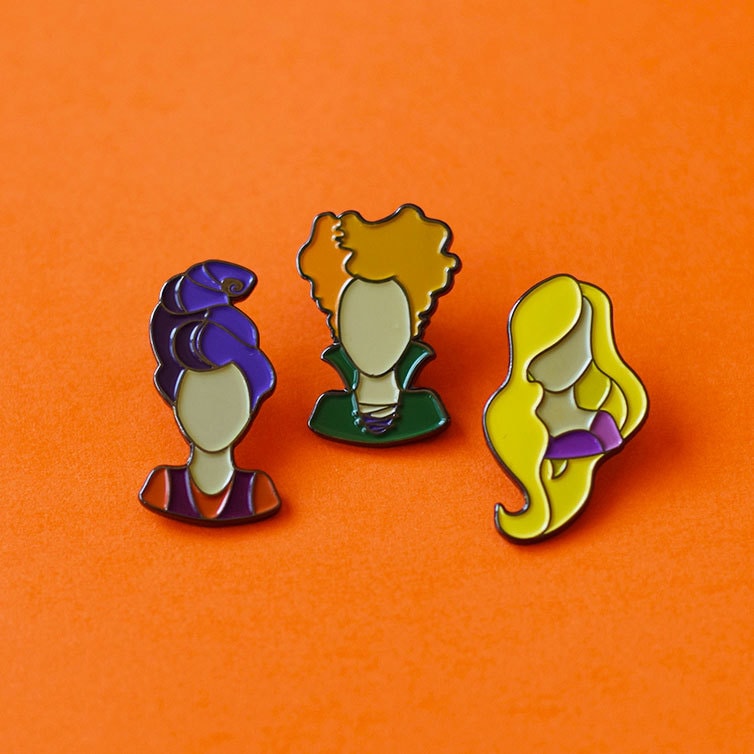 Hocus pocus pins of the Sanderson Sisters