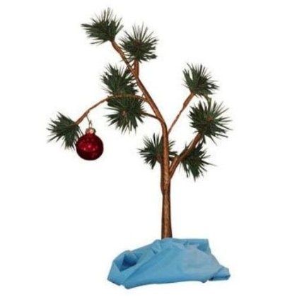 Christmas dorm decor - Charlie Brown Christmas Tree