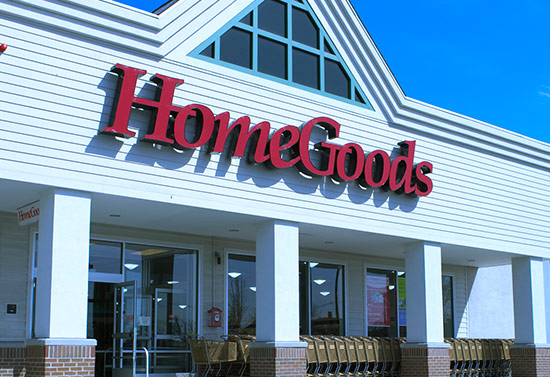 Homegoods store front