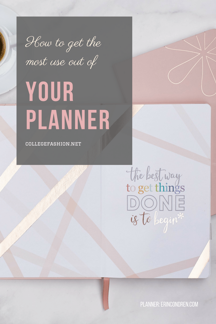 How to get the most use out of your daily planner