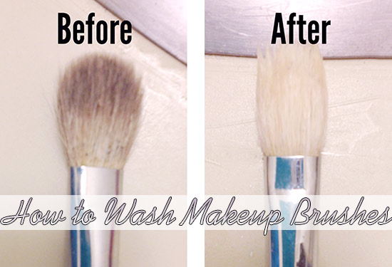 How to Easily wash your makeup brushes! 