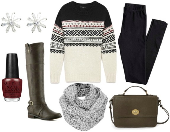 How to wear a fair isle sweater for day