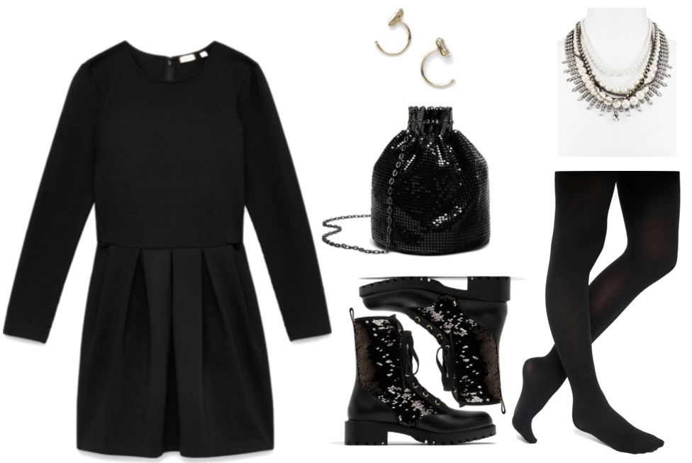 outfits with black combat boots