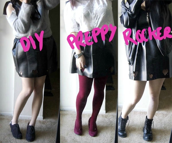 How to wear diy vday skirt