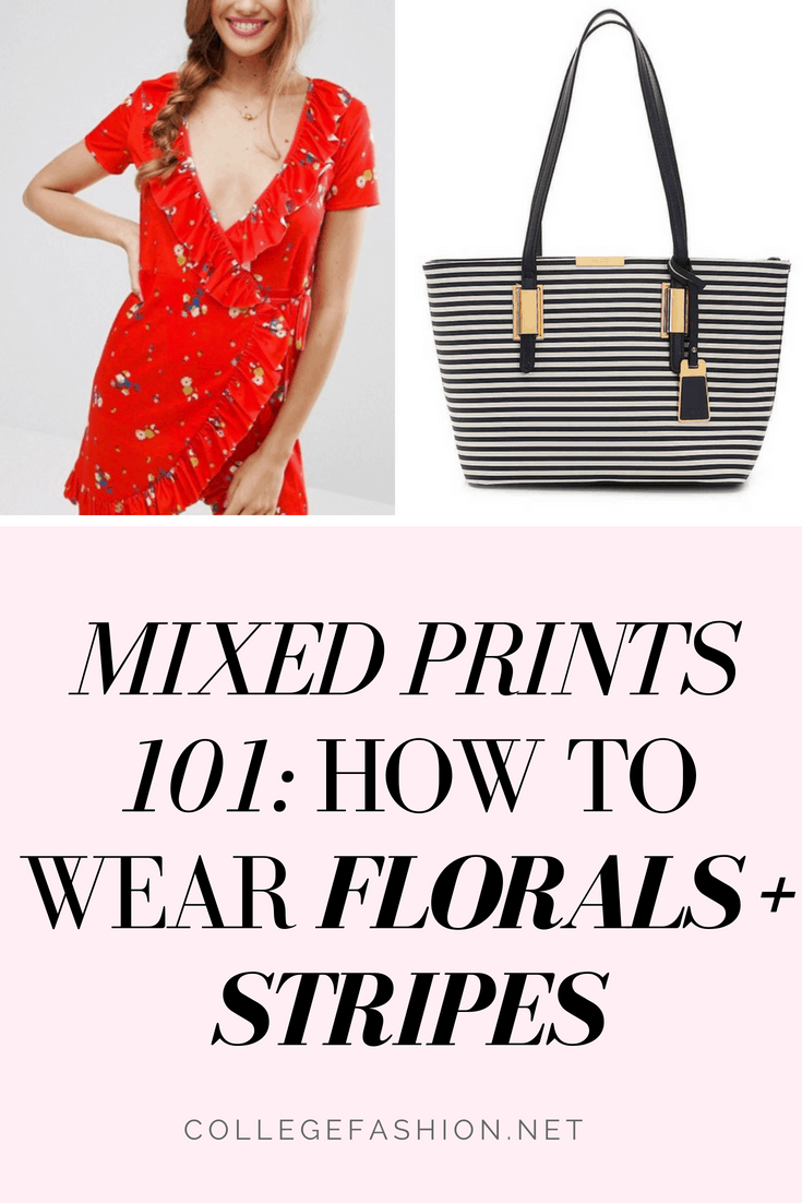 How to Wear florals and stripes together - mixed prints 101