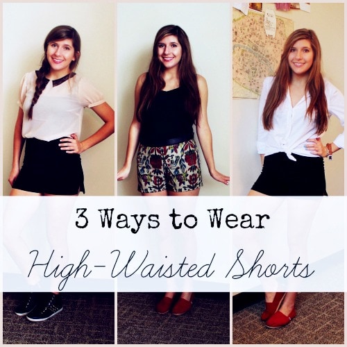 How to wear high waisted shorts