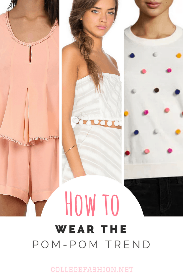 How to wear the pom pom fashion trend