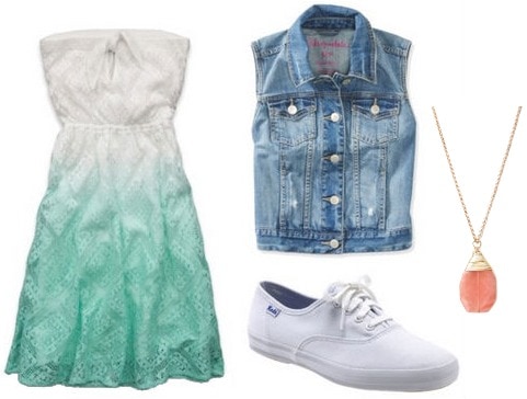 How to wear white Keds