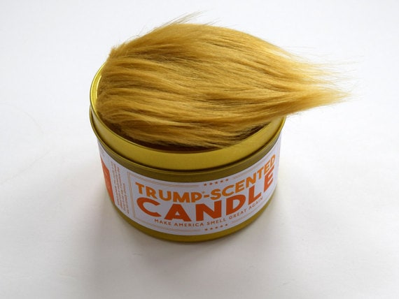 Trump scented candle