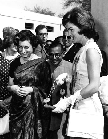 Indira Gandhi and Jackie O