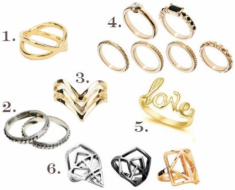 Inexpensive midi rings