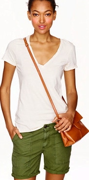 Jcrew white tee