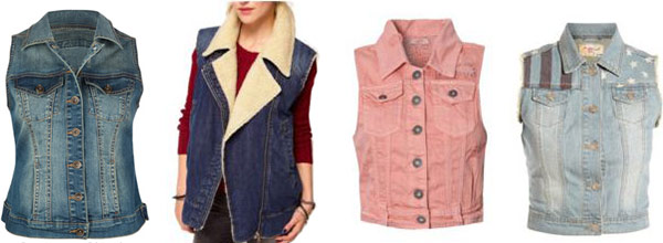 Cute denim vests