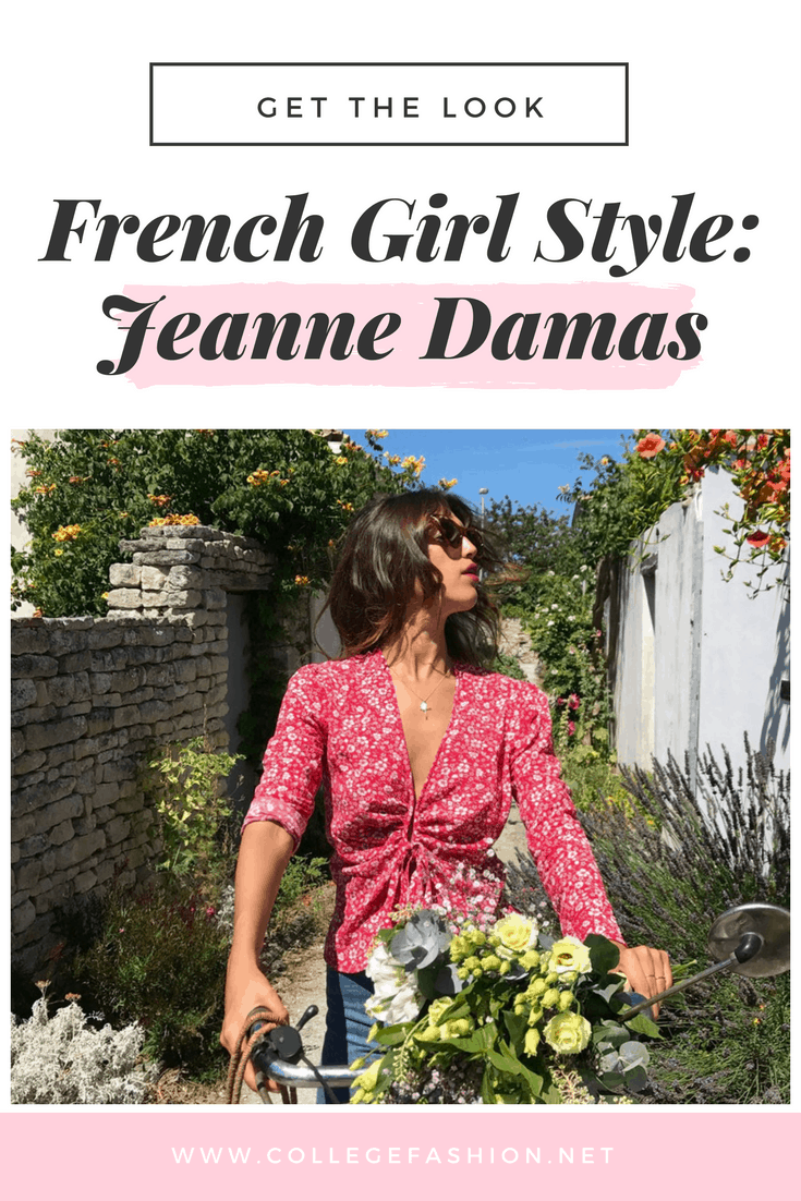 Jeanne Damas style: Guide to getting Jeanne Damas' French Girl style, with a guide to her clothes, accessories, and beauty tips