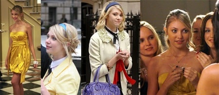 Jenny Humphrey from Gossip Girl's fashion sense: bright colors