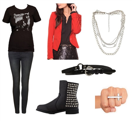 Joan Jett Inspired Outfit 1