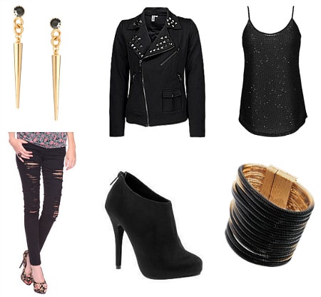 Joan Jett Inspired Outfit 3