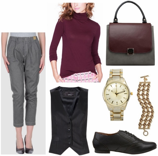 Katharine Hepburn Inspired Outfit 1