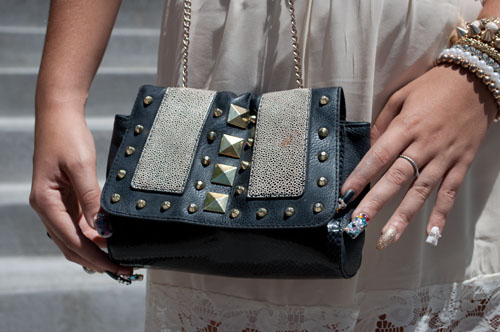 Studded Leather Purse at unlv