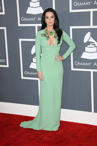 Katy Perry in Gucci at the 2013 Grammys