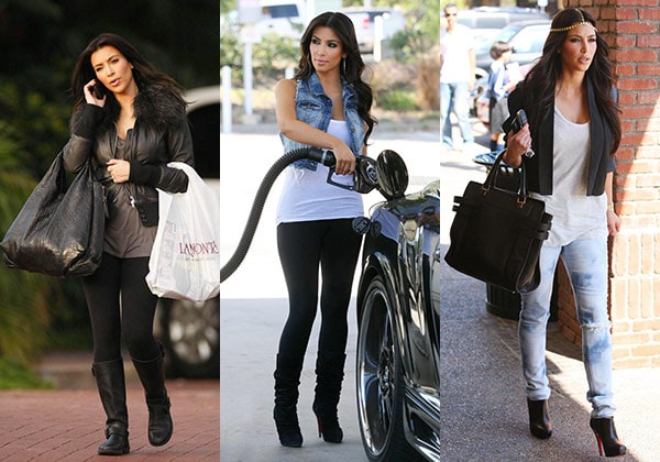 Kim Kardashian daytime outfits