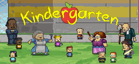 Kindergarten video game logo